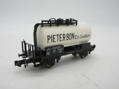 Minitrix N - 15625 - 2-delige set ketelwagens 'Pieter Bon' van de NS