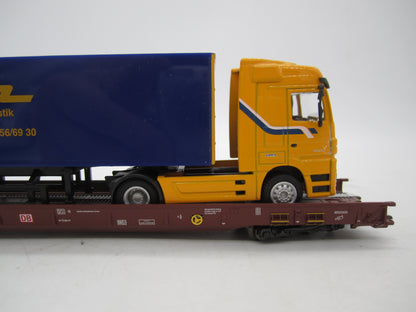 Märklin H0 - 47418 - 5-delige set Lage vloerwagens Saadkms 690 "Rollende Landstrasse" van de DB