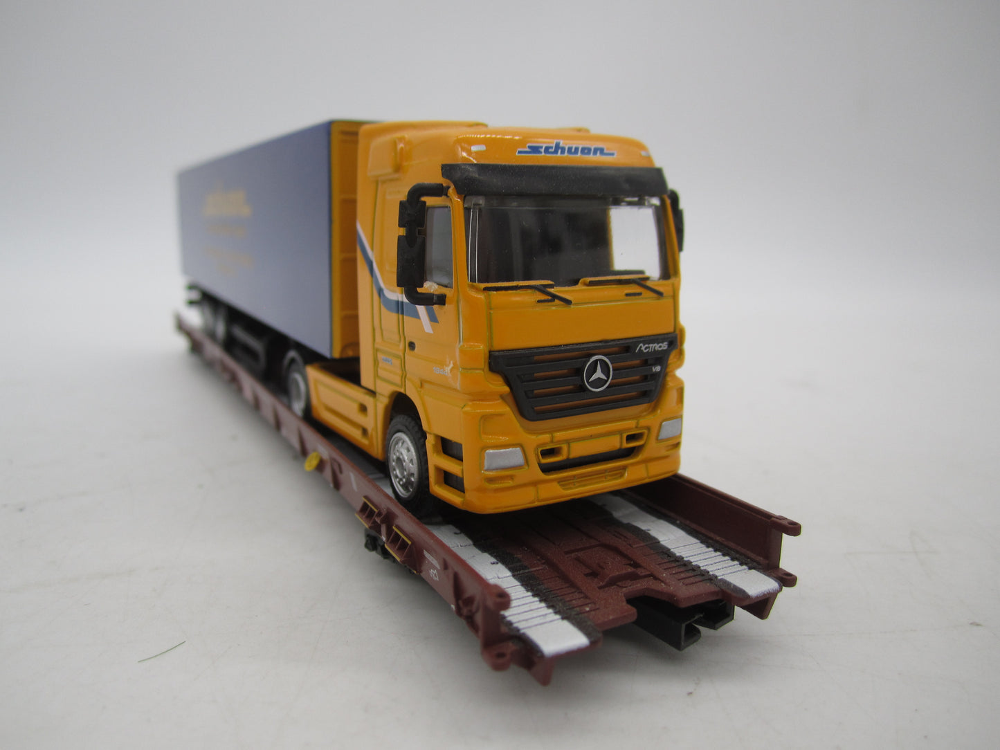 Märklin H0 - 47418 - 5-delige set Lage vloerwagens Saadkms 690 "Rollende Landstrasse" van de DB