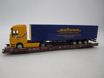 Märklin H0 - 47418 - 5-delige set Lage vloerwagens Saadkms 690 "Rollende Landstrasse" van de DB