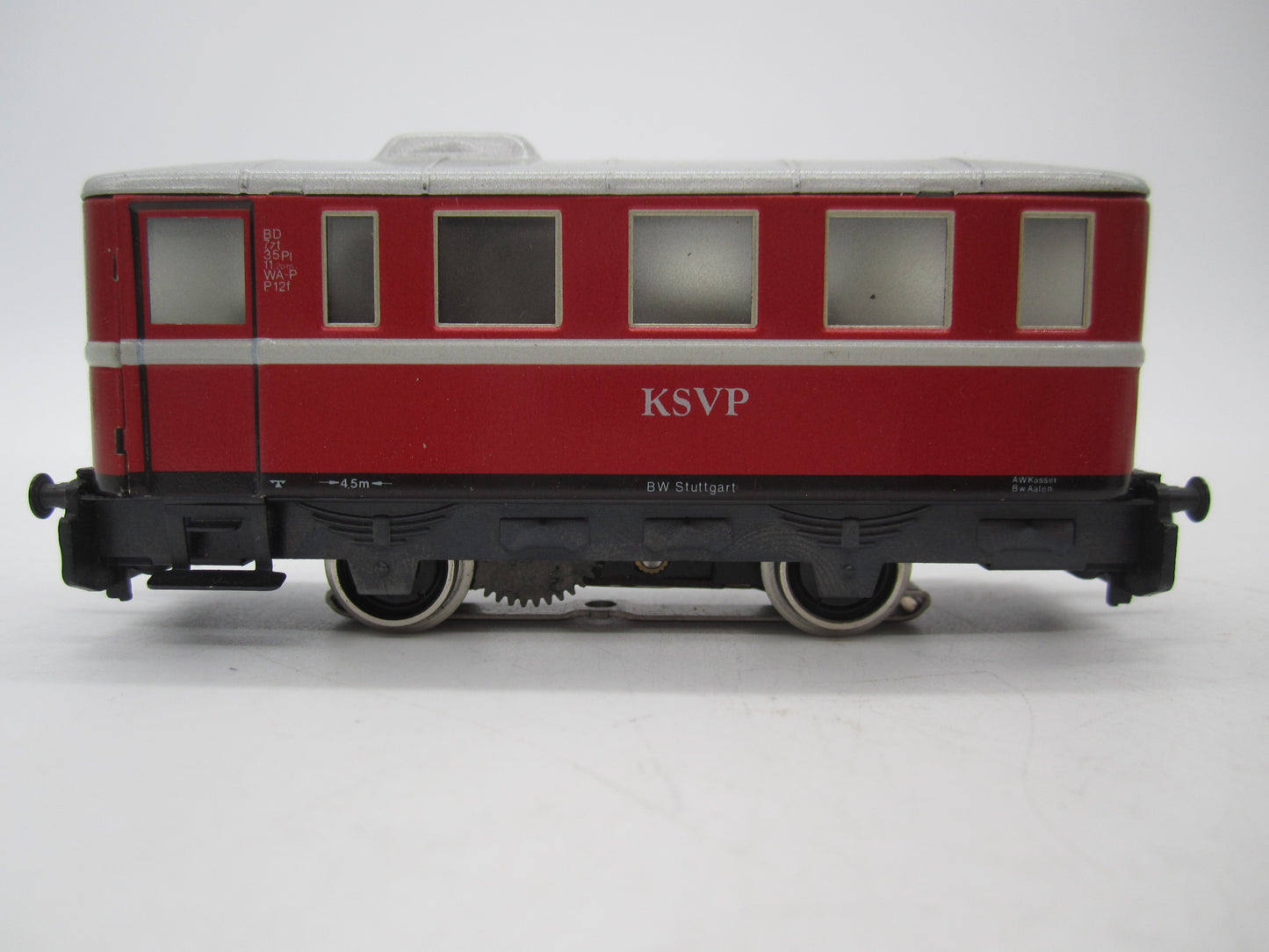 Primex H0 - 3018 - Railbus met bijwagen van de KSVP - Digitaal