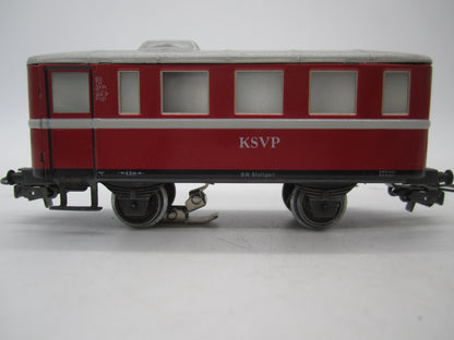 Primex H0 - 3018 - Railbus met bijwagen van de KSVP - Digitaal