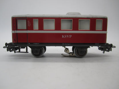 Primex H0 - 3018 - Railbus met bijwagen van de KSVP - Digitaal