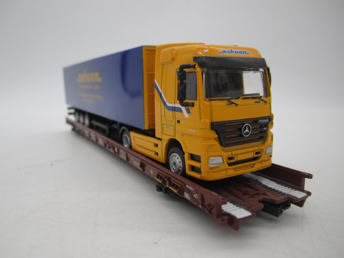 Märklin H0 - 47418 - 5-delige set Lage vloerwagens Saadkms 690 "Rollende Landstrasse" van de DB