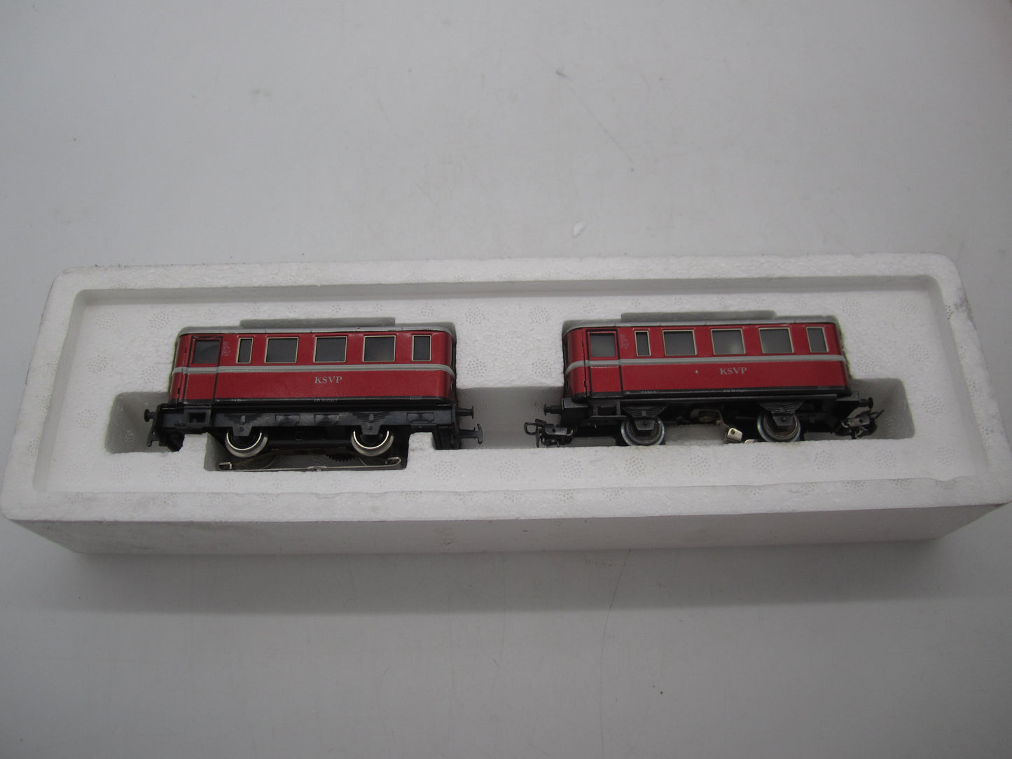 Primex H0 - 3018 - Railbus met bijwagen van de KSVP - Digitaal