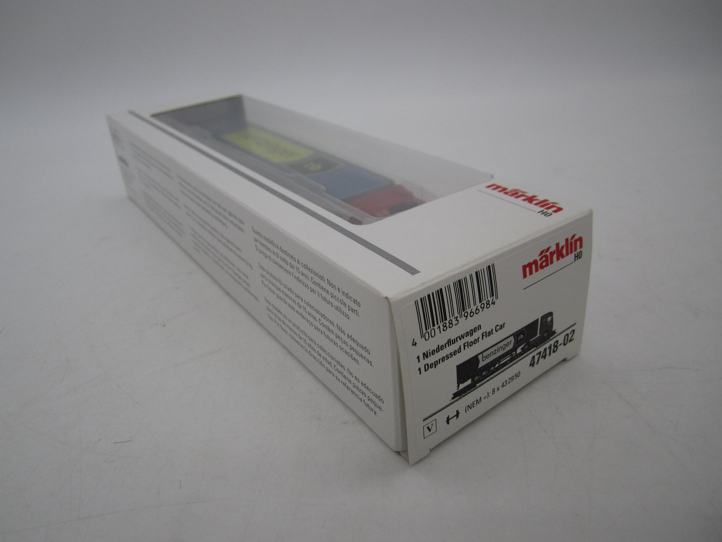 Märklin H0 - 47418 - 5-delige set Lage vloerwagens Saadkms 690 "Rollende Landstrasse" van de DB