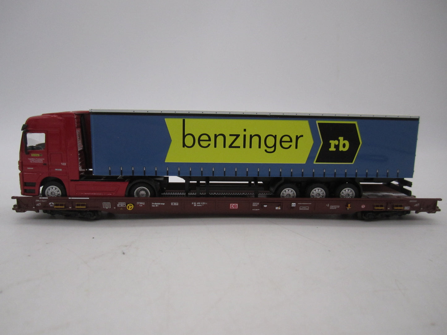 Märklin H0 - 47418 - 5-delige set Lage vloerwagens Saadkms 690 "Rollende Landstrasse" van de DB