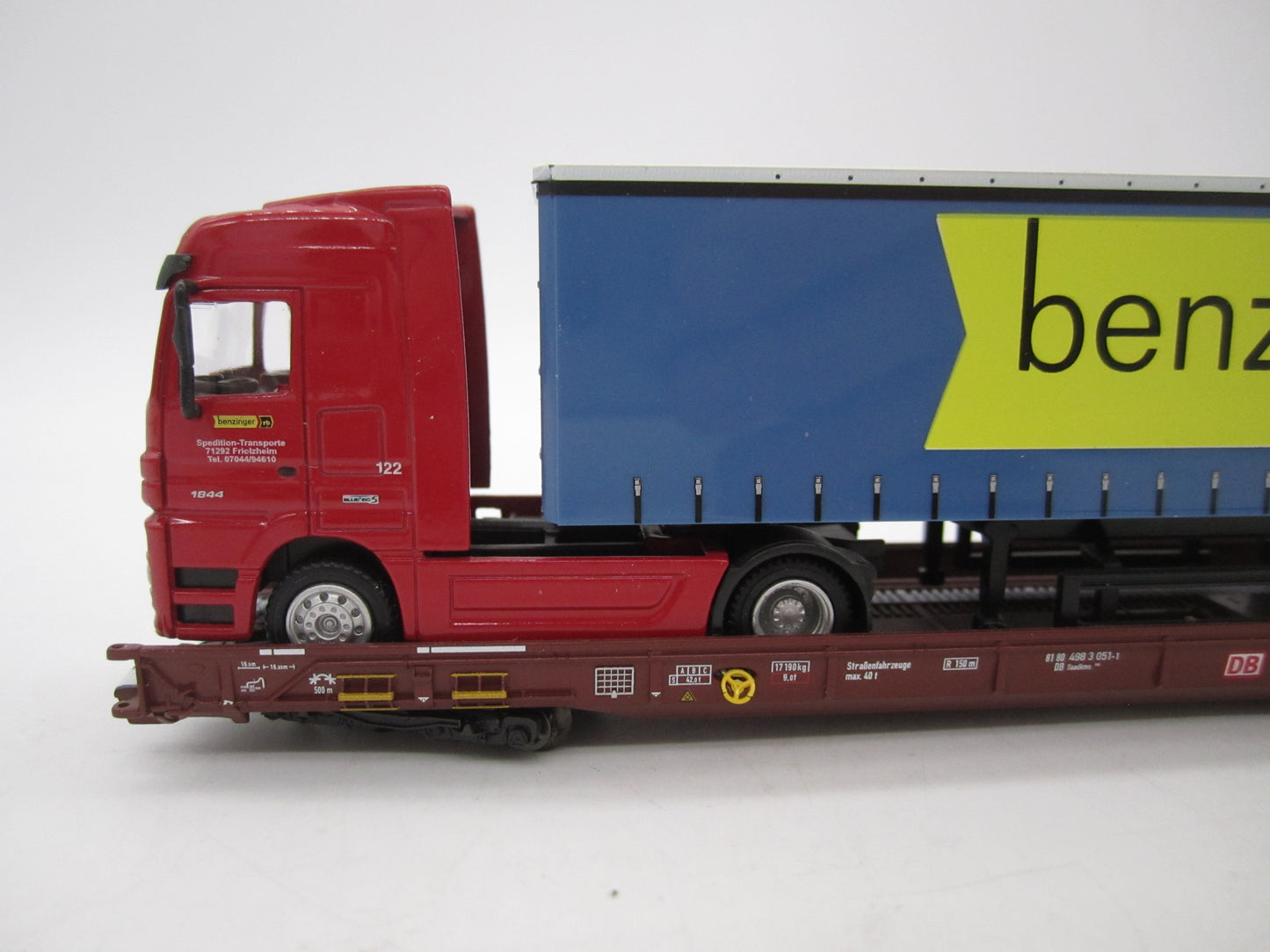 Märklin H0 - 47418 - 5-delige set Lage vloerwagens Saadkms 690 "Rollende Landstrasse" van de DB