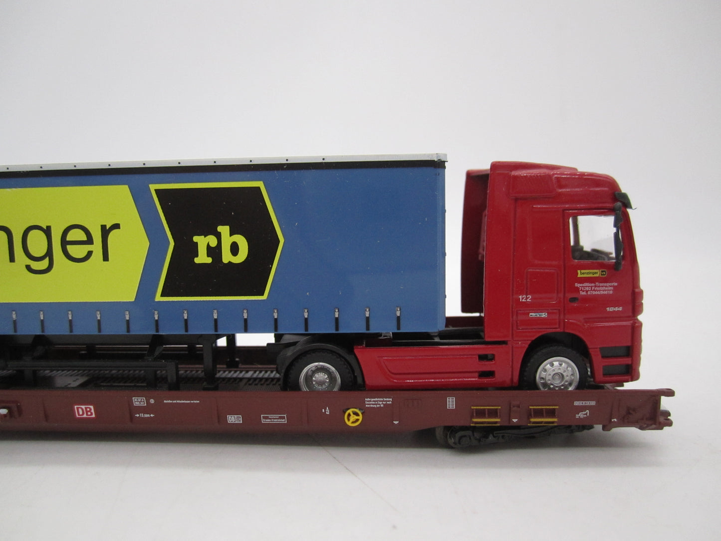 Märklin H0 - 47418 - 5-delige set Lage vloerwagens Saadkms 690 "Rollende Landstrasse" van de DB