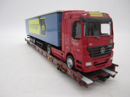 Märklin H0 - 47418 - 5-delige set Lage vloerwagens Saadkms 690 "Rollende Landstrasse" van de DB