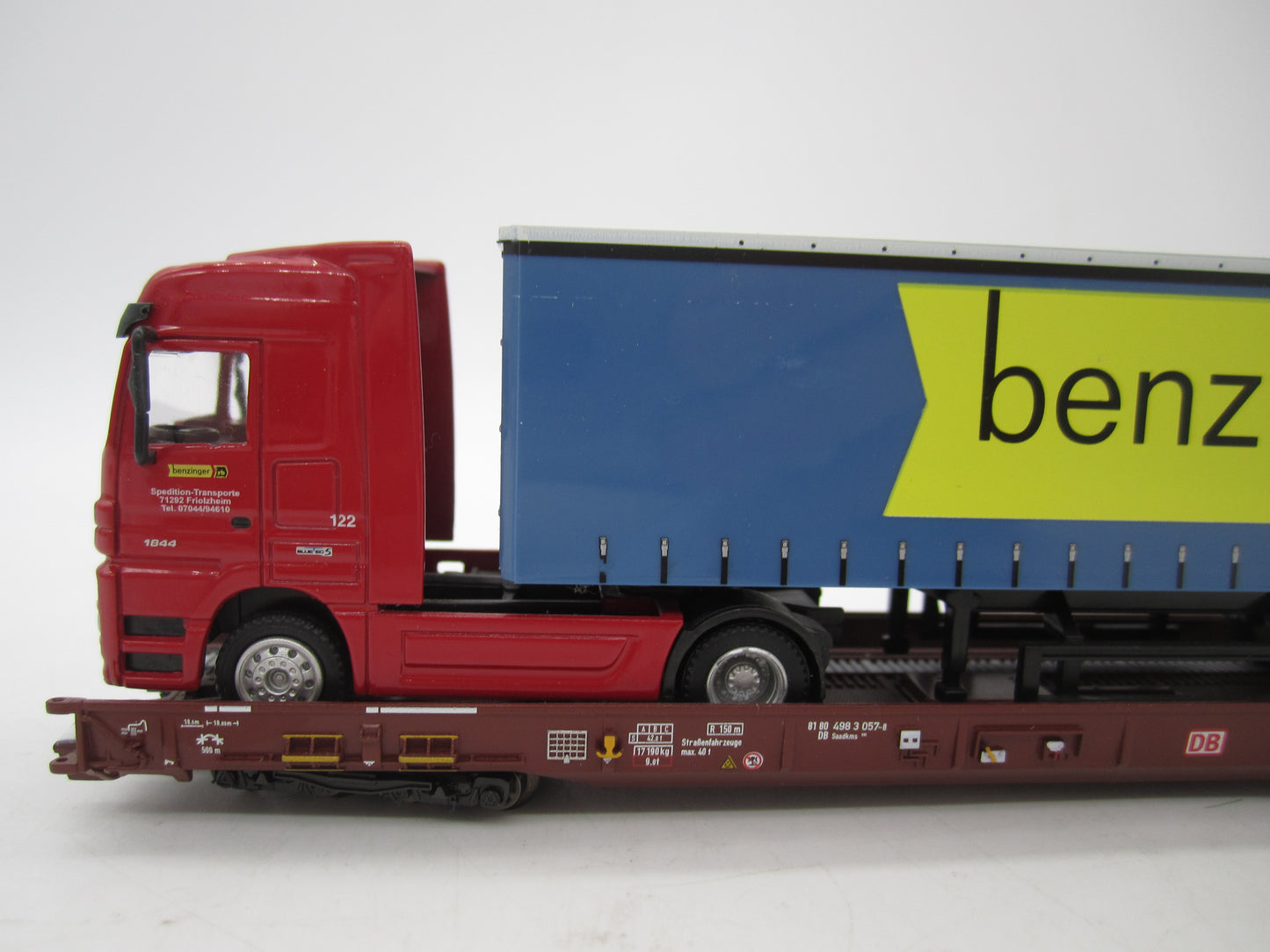 Märklin H0 - 47418 - 5-delige set Lage vloerwagens Saadkms 690 "Rollende Landstrasse" van de DB