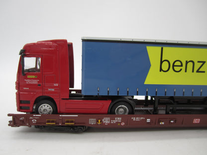 Märklin H0 - 47418 - 5-delige set Lage vloerwagens Saadkms 690 "Rollende Landstrasse" van de DB