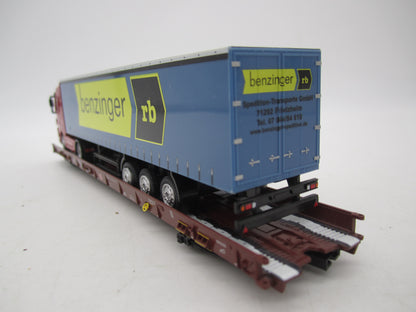 Märklin H0 - 47418 - 5-delige set Lage vloerwagens Saadkms 690 "Rollende Landstrasse" van de DB