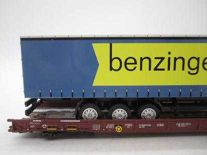 Märklin H0 - 47418 - 5-delige set Lage vloerwagens Saadkms 690 "Rollende Landstrasse" van de DB