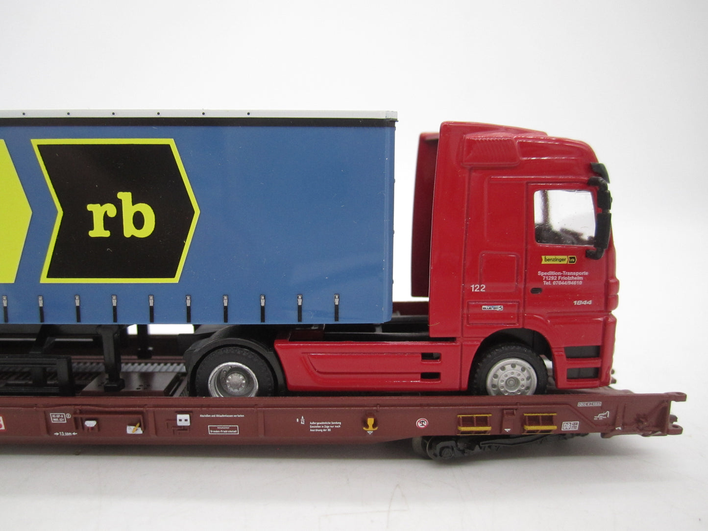 Märklin H0 - 47418 - 5-delige set Lage vloerwagens Saadkms 690 "Rollende Landstrasse" van de DB