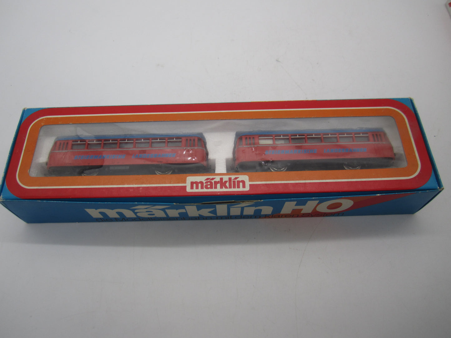Märklin H0 - 3140 - Railbus met bijwagen "Steiermärkische Landesbahnen" - Digitaal