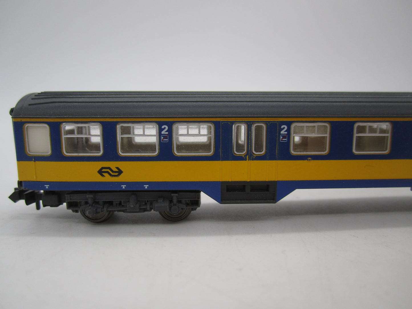 Fleischmann N - 8656 - Personenwagen Plan W van de NS, met verlichting