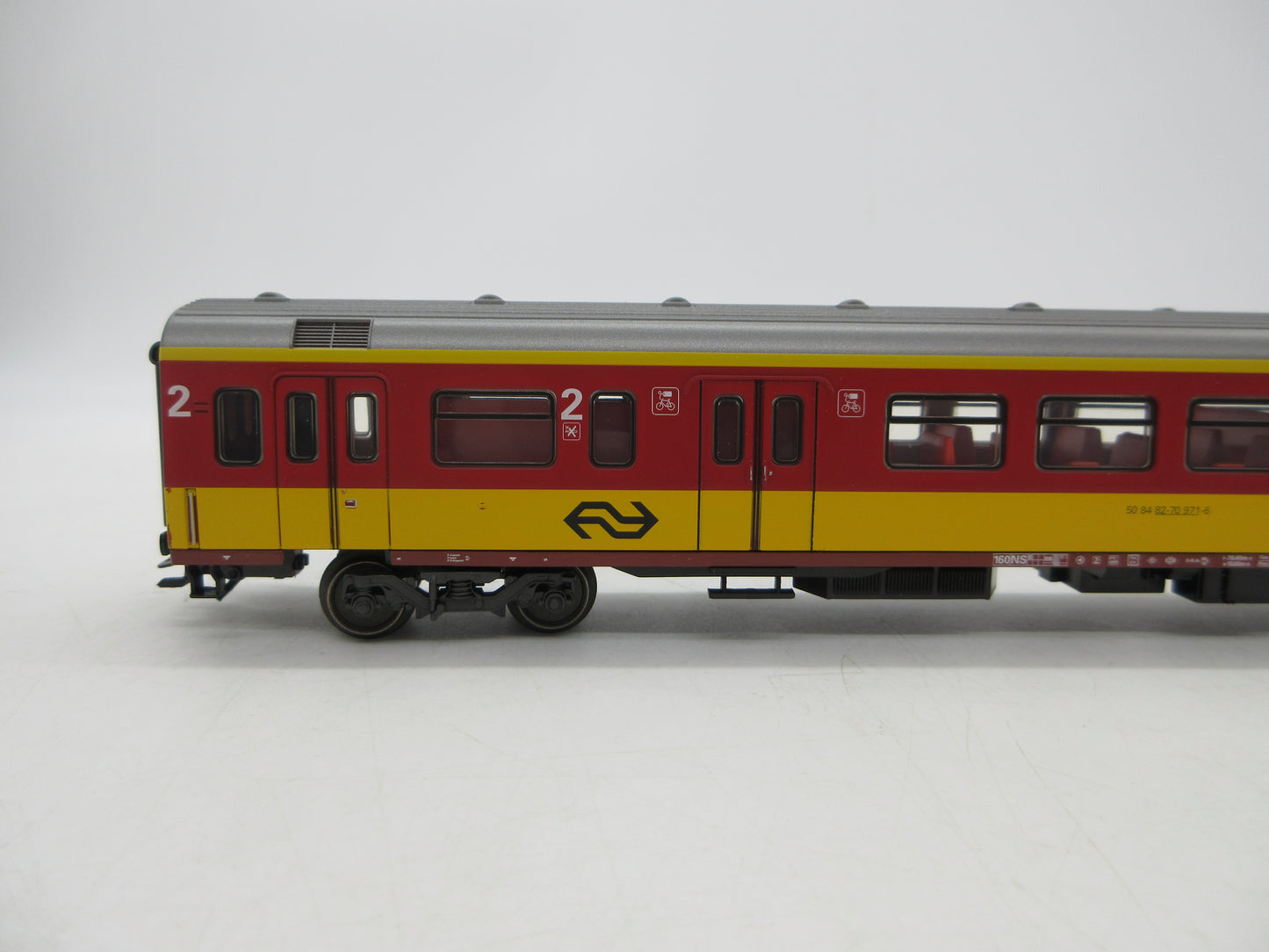 Märklin H0 - 42657 - Personenwagen ICR 2e klas met fietsendeel "Benelux" van de NS