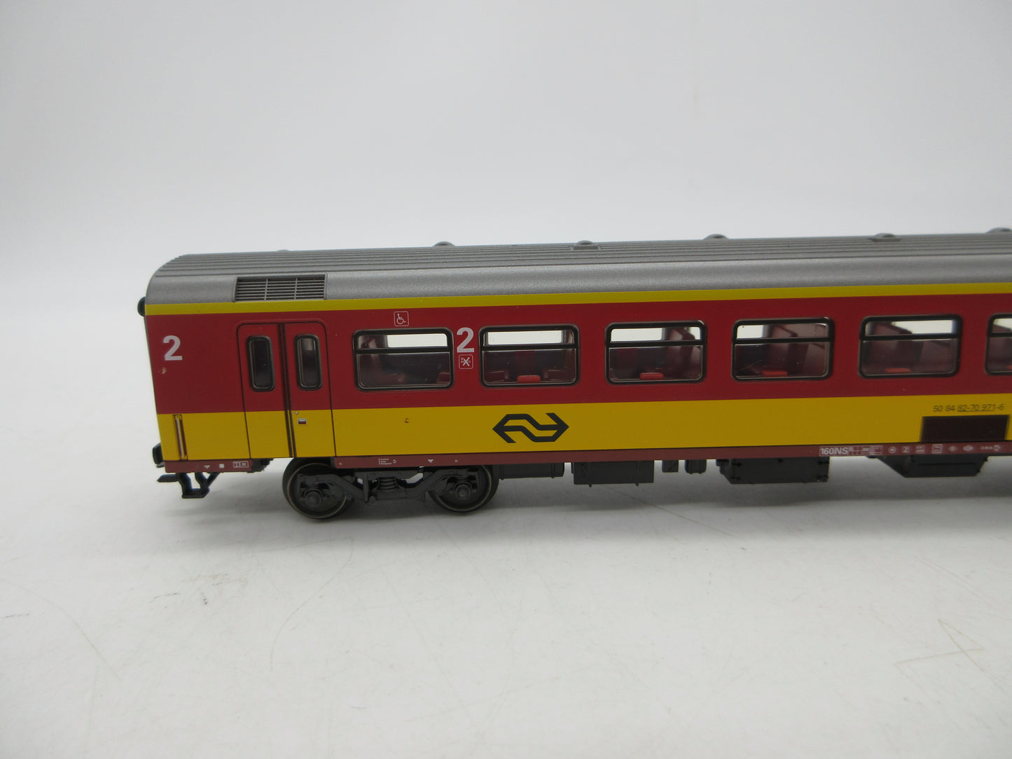 Märklin H0 - 42657 - Personenwagen ICR 2e klas met fietsendeel "Benelux" van de NS