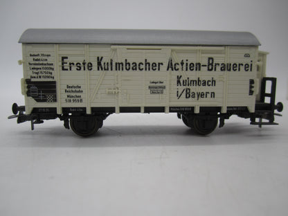 Roco H0 - 46015 - 2-assige bierwagen "Kulmbacher" van de DB