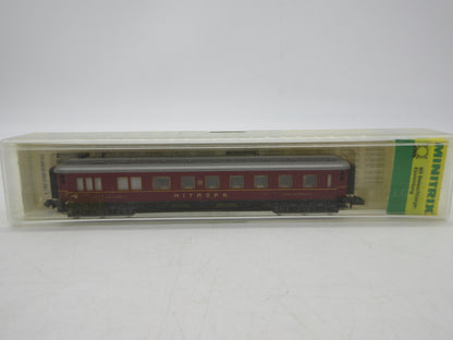 Minitrix N - 13118 - Speisewagen "Mitropa" met verlichting