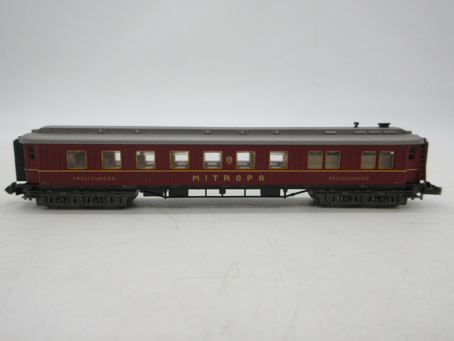 Minitrix N - 13118 - Speisewagen "Mitropa" met verlichting