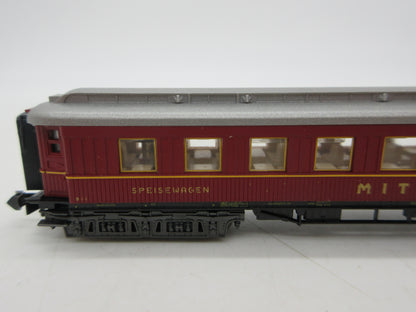 Minitrix N - 13118 - Speisewagen "Mitropa" met verlichting