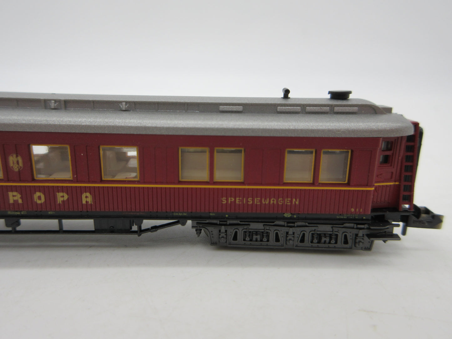 Minitrix N - 13118 - Speisewagen "Mitropa" met verlichting