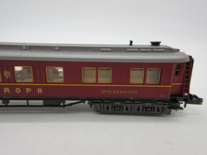 Minitrix N - 13118 - Speisewagen "Mitropa" met verlichting