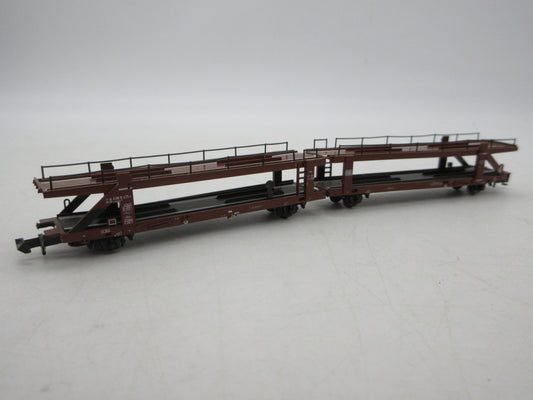 Minitrix N - 13617 - Autotransportwagen van de DB