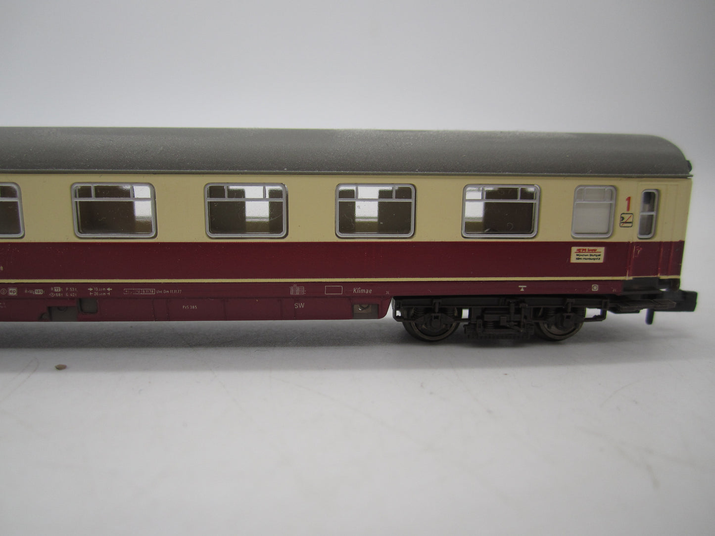 Fleischmann Piccolo N - 8161 - Rijtuig TEE 1e klas van de DB