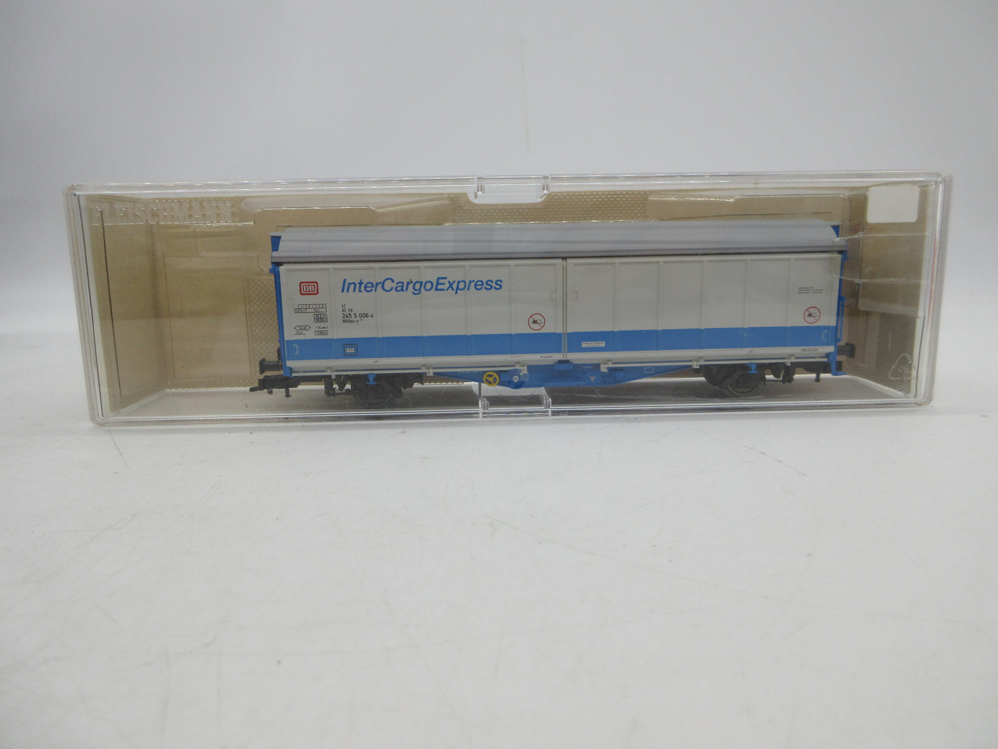 Fleischmann H0 - 5370 K - Schuifwandwagen "Inter Cargo Express" van de DB