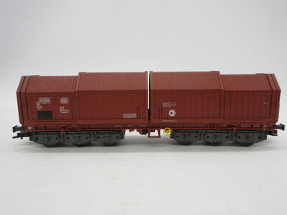 Fleischmann H0 - 5387 K - Telescoopwagon met 2 staalrollen van de DB