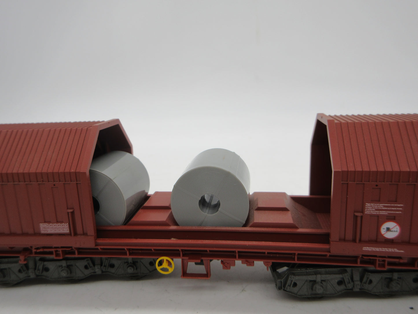 Fleischmann H0 - 5387 K - Telescoopwagon met 2 staalrollen van de DB