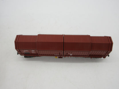 Fleischmann H0 - 5387 K - Telescoopwagon met 2 staalrollen van de DB