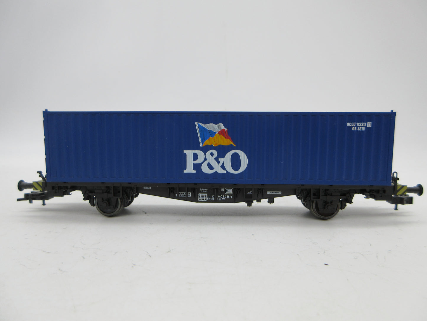 Fleischmann H0 - 5239 K - Containerwagen "P&O" van de DB