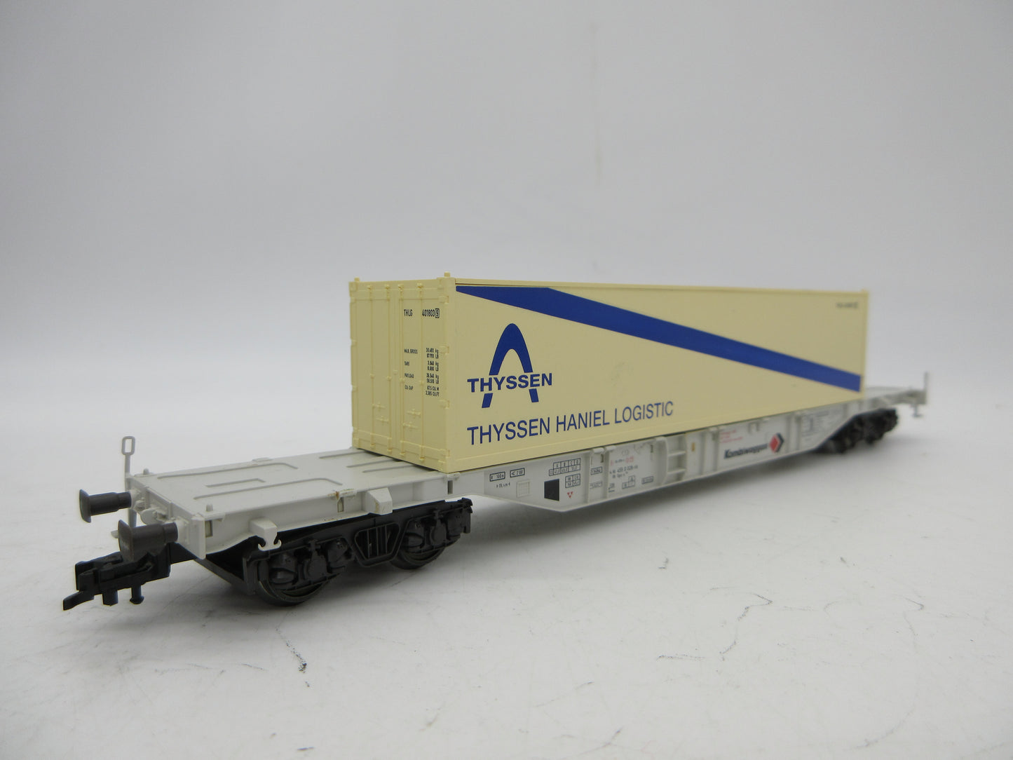 Fleischmann H0 - 5246 K - Containerwagon "Thyssen" van de DB