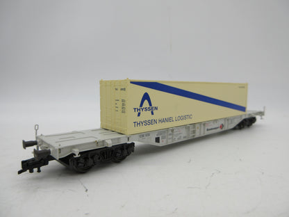 Fleischmann H0 - 5246 K - Containerwagon "Thyssen" van de DB