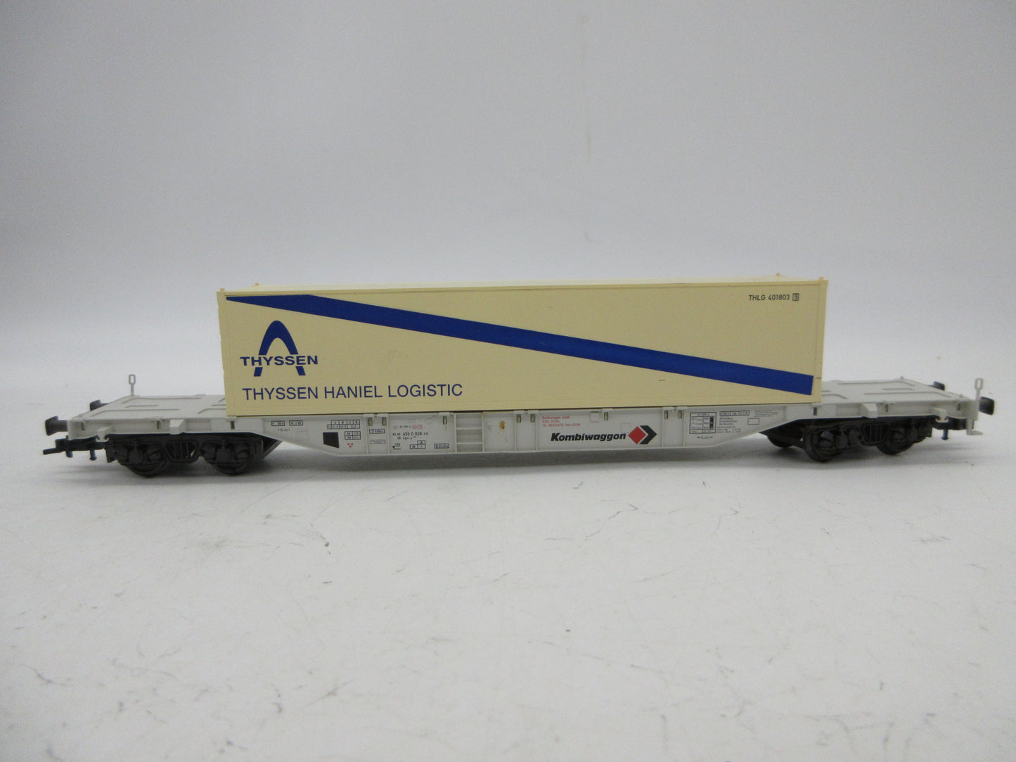 Fleischmann H0 - 5246 K - Containerwagon "Thyssen" van de DB