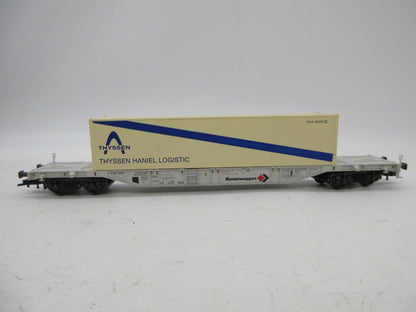 Fleischmann H0 - 5246 K - Containerwagon "Thyssen" van de DB