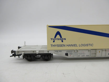 Fleischmann H0 - 5246 K - Containerwagon "Thyssen" van de DB
