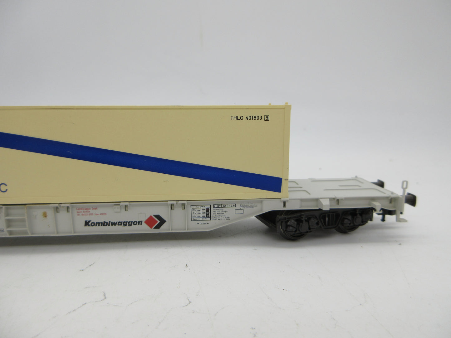 Fleischmann H0 - 5246 K - Containerwagon "Thyssen" van de DB