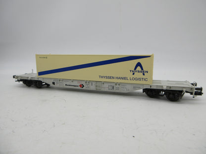Fleischmann H0 - 5246 K - Containerwagon "Thyssen" van de DB
