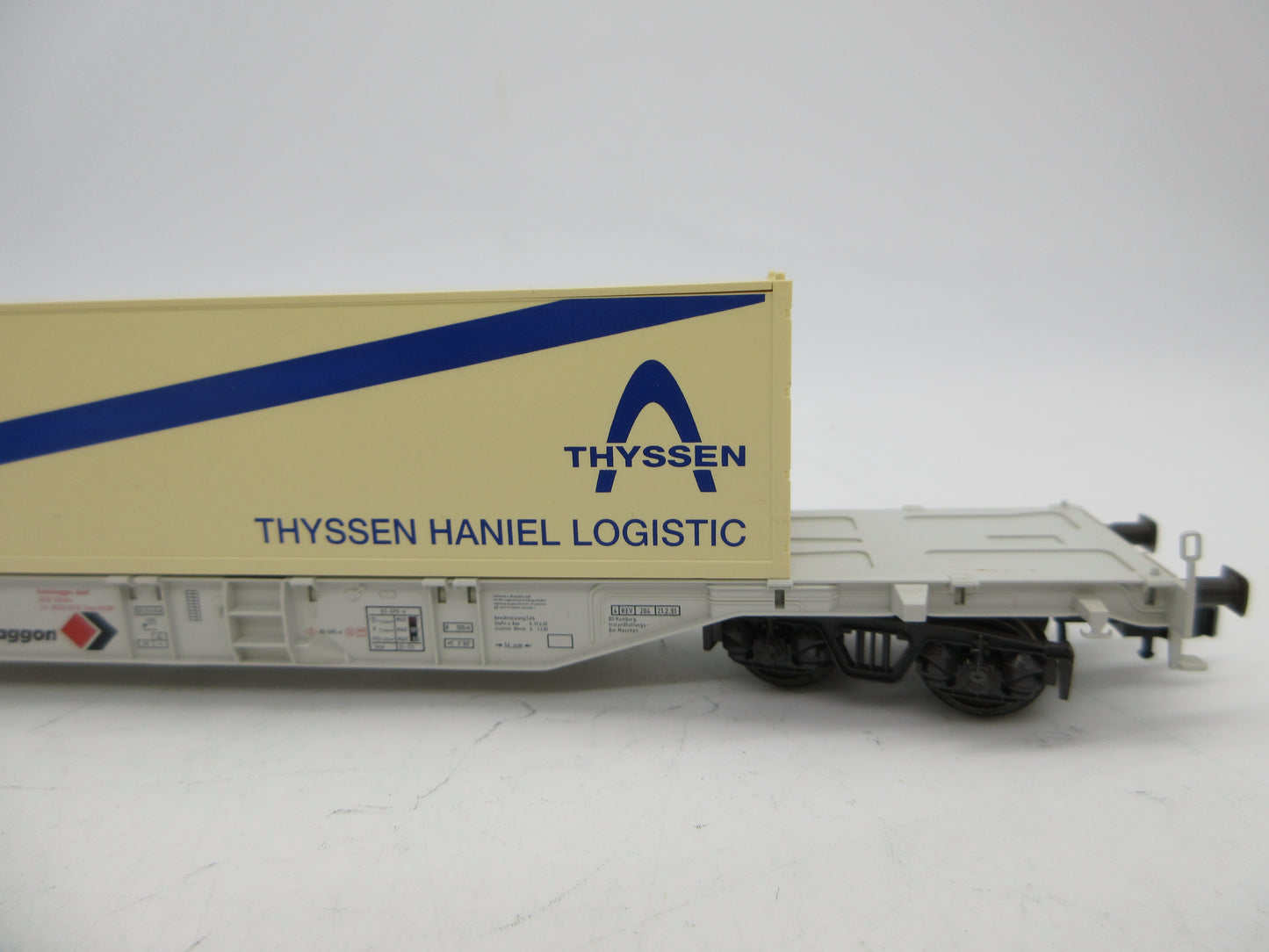 Fleischmann H0 - 5246 K - Containerwagon "Thyssen" van de DB