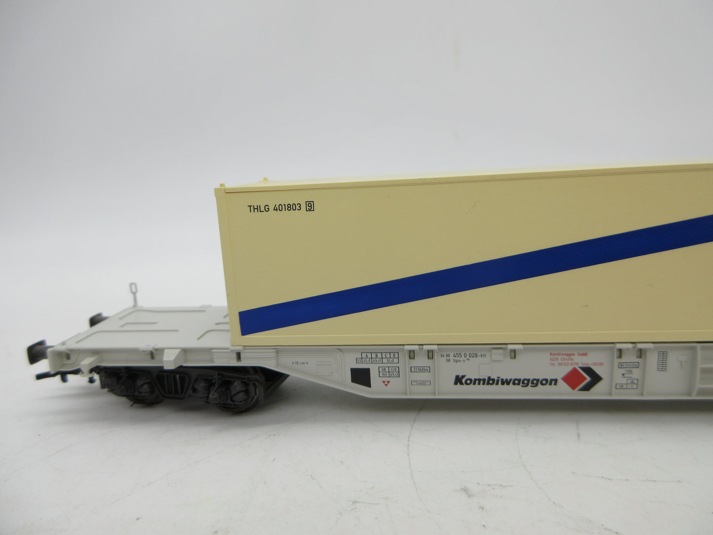 Fleischmann H0 - 5246 K - Containerwagon "Thyssen" van de DB