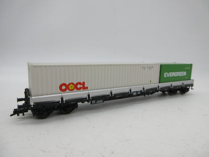 Fleischmann H0 - 5250 K - Containerwagon "OOCL Evergreen" van de DB