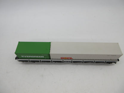 Fleischmann H0 - 5250 K - Containerwagon "OOCL Evergreen" van de DB