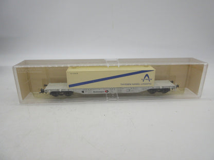 Fleischmann H0 - 5246 K - Containerwagon "Thyssen" van de DB