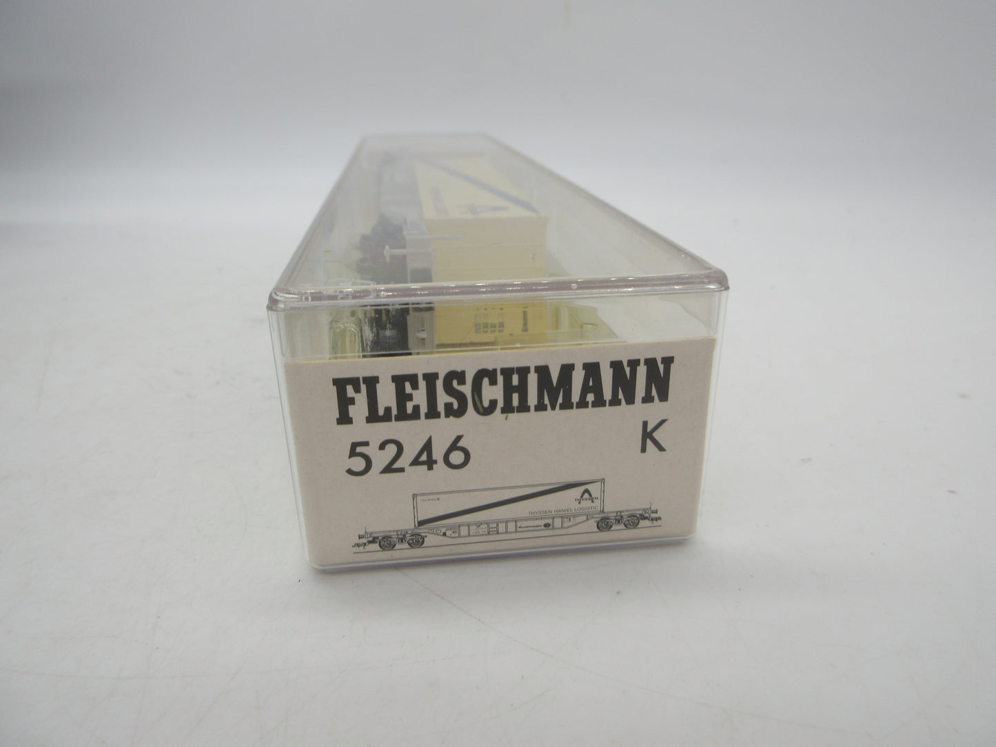Fleischmann H0 - 5246 K - Containerwagon "Thyssen" van de DB