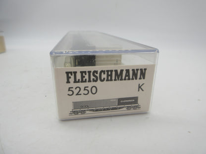 Fleischmann H0 - 5250 K - Containerwagon "OOCL Evergreen" van de DB